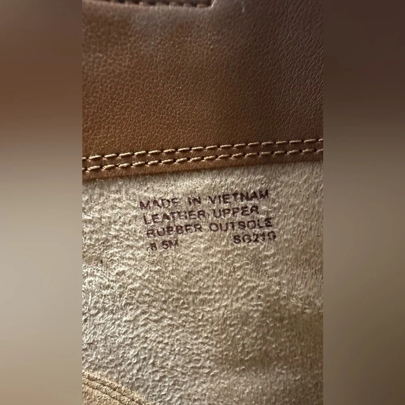 NIB MICHAEL Michael Kors Finley Luggage Flat Bootie Ankle Boots 8.5 - Picture 12 of 14